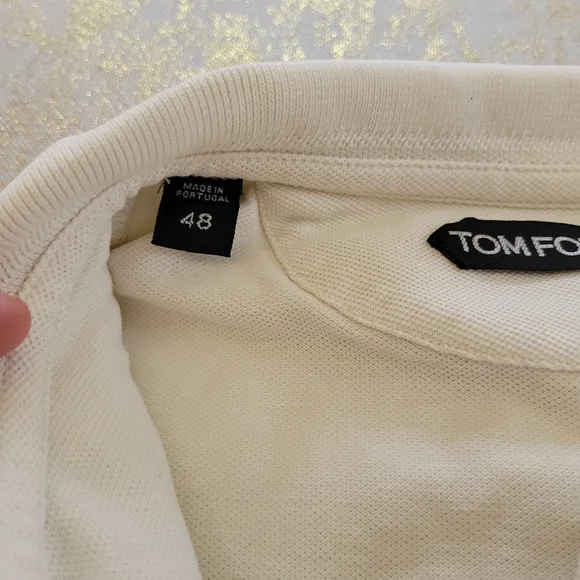 Tom Ford Off Whit Polo Shirt - Picture 6 of 6